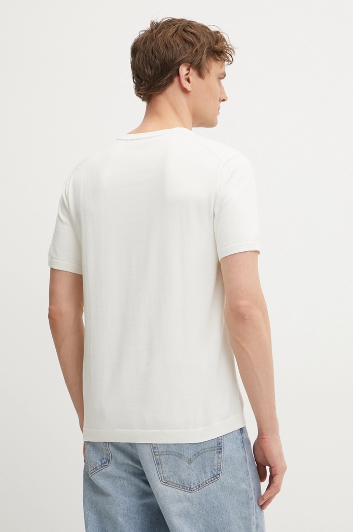 Îmbrăcăminte Calvin Klein pulover de bumbac K10K114485 bej