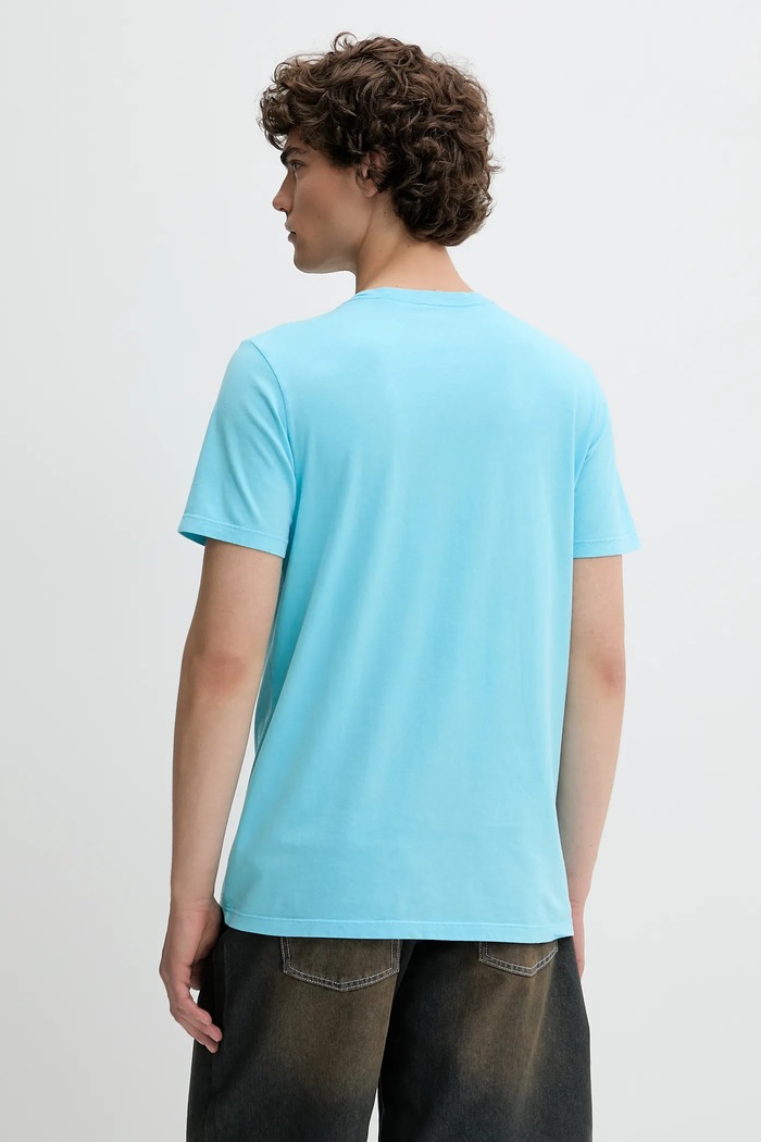 Oblečenie Bavlnené tričko Superdry M1012140A.F7Q modrá