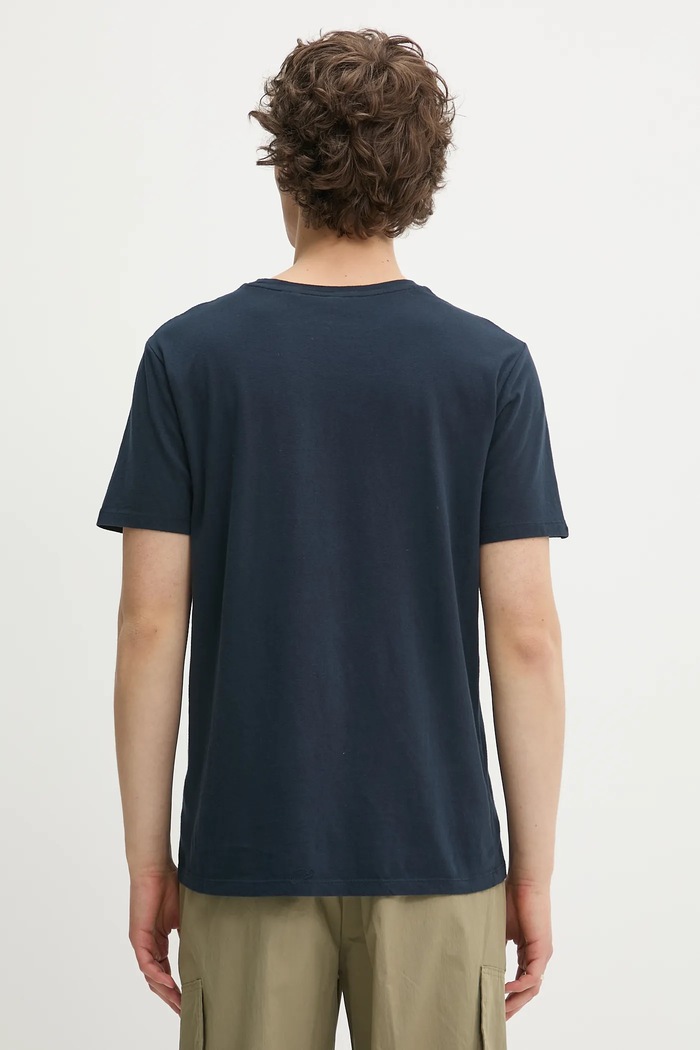 Odjeća Pamučna majica Superdry M1012226A.98T mornarsko plava