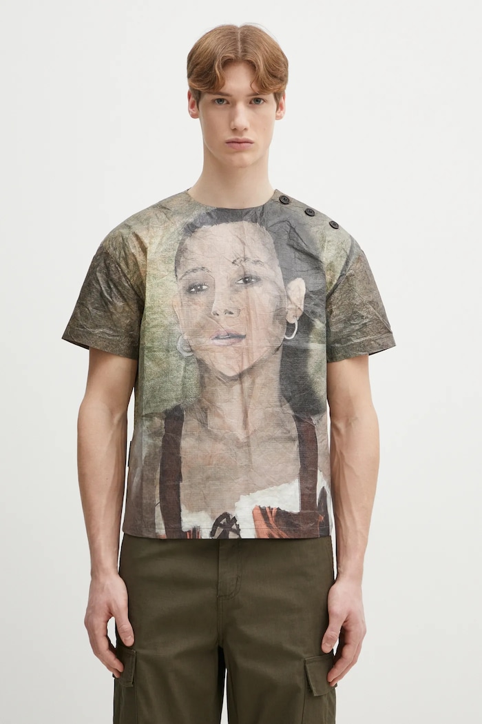 Andersson Bell tricou Remy Printed Tyvek altele bej atb1269u