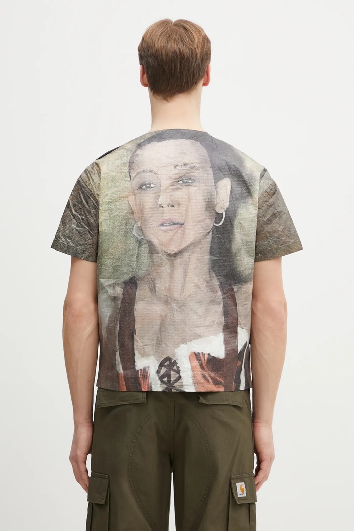 Îmbrăcăminte Andersson Bell tricou Remy Printed Tyvek atb1269u bej