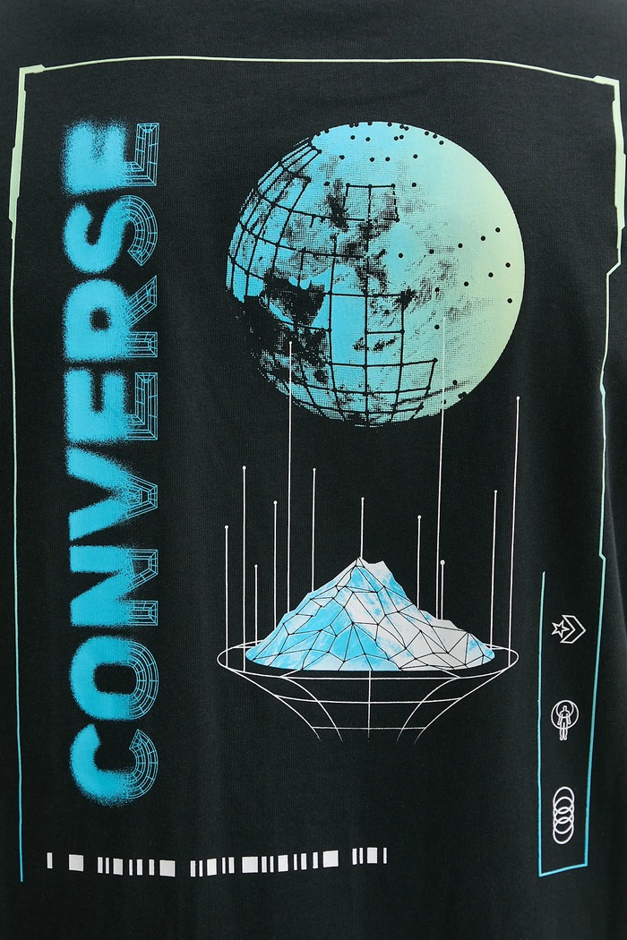 Bavlněné tričko Converse 10027367.A01