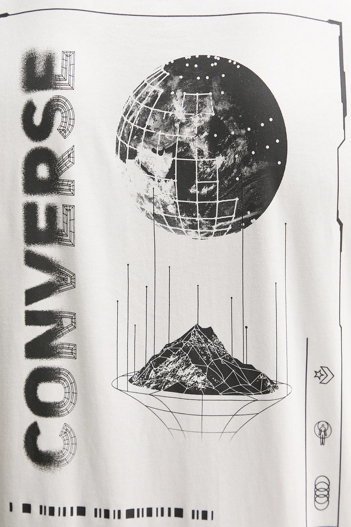 Bavlněné tričko Converse Converse šedá 10027367.A03