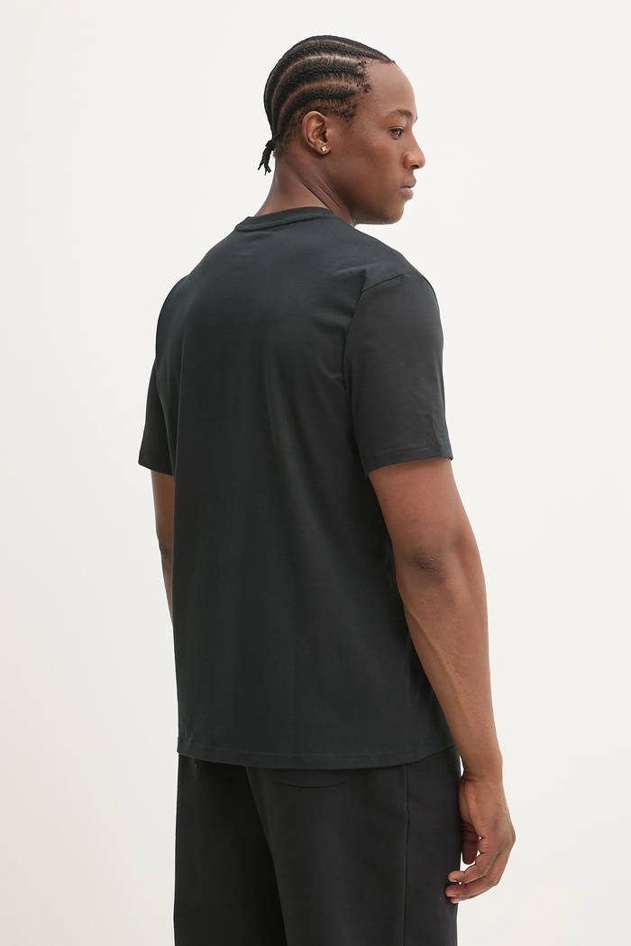 Ρούχα Βαμβακερό μπλουζάκι Converse 10027995.A01 μαύρο