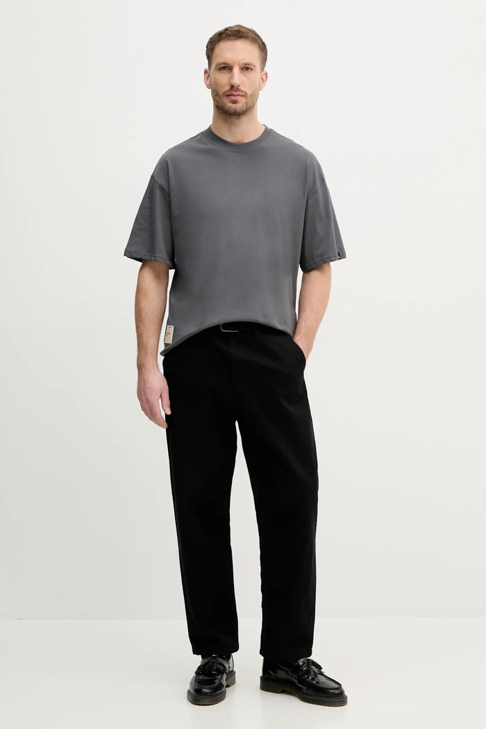Alpha Industries tricou din bumbac Studio Edition T 156550 gri AW25