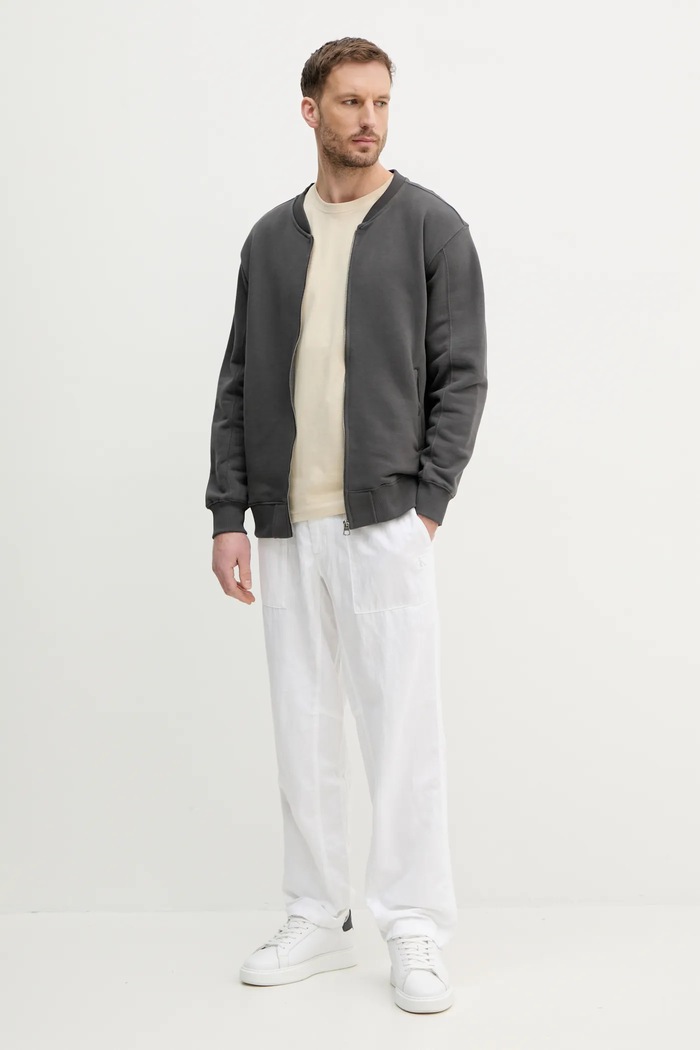 Pamučna majica Alpha Industries Coach T BE 156538 bež SS25