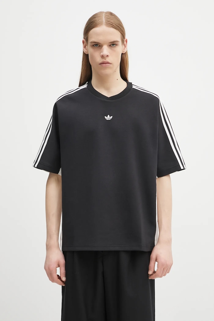 Μπλουζάκι adidas Originals Jersey χαλαρό μαύρο KA3862