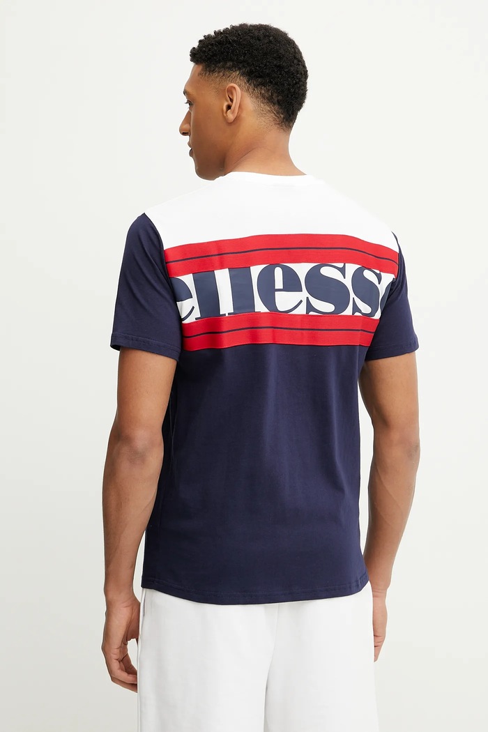 Odzież Ellesse t-shirt bawełniany Macchio SHZ22108 biały