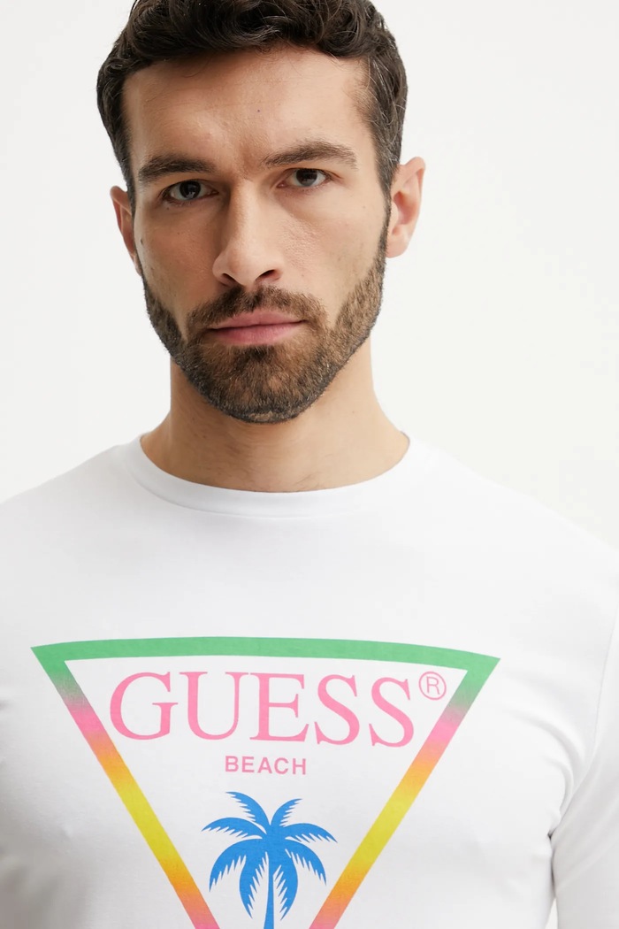 Oblečení Tričko Guess F5GI00.J1314 bílá