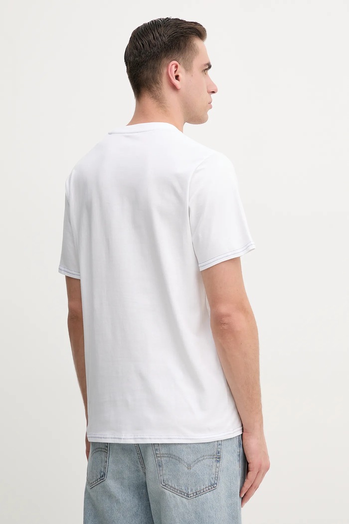 Bavlněné tričko Guess F5GI06.I3Z14 bílá SS25
