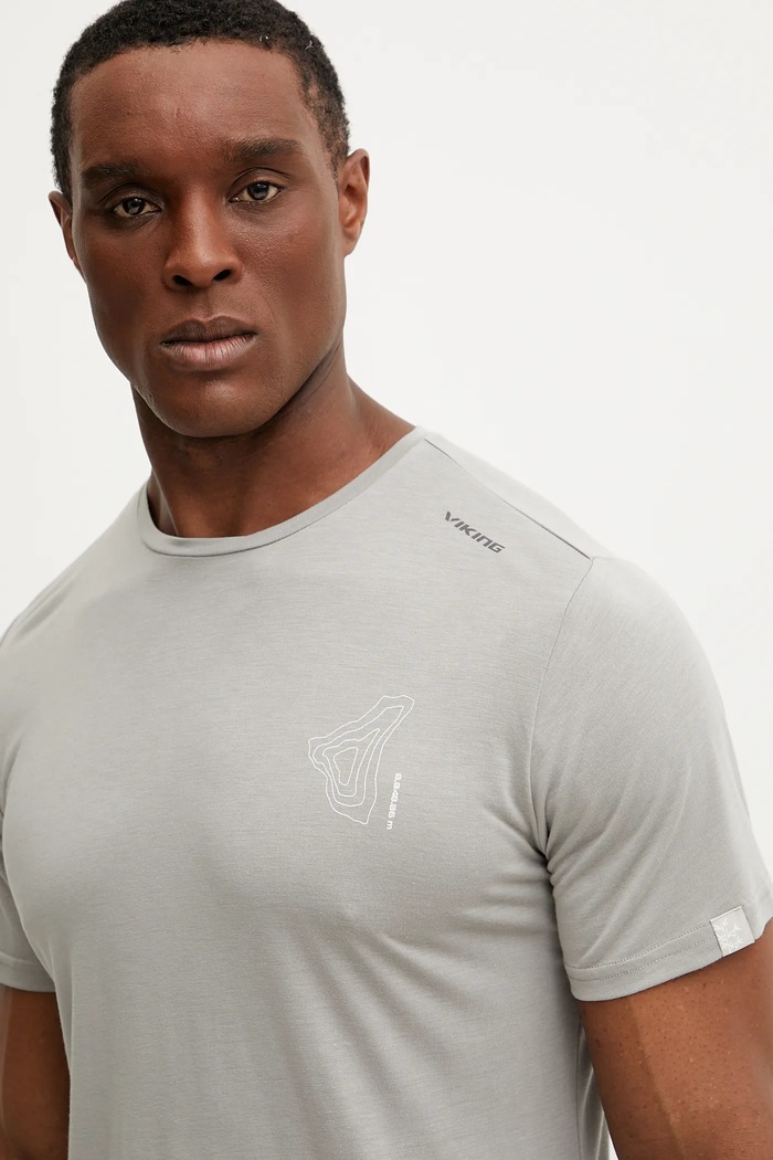Viking t-shirt sportowy Rune szary 500.27.4928