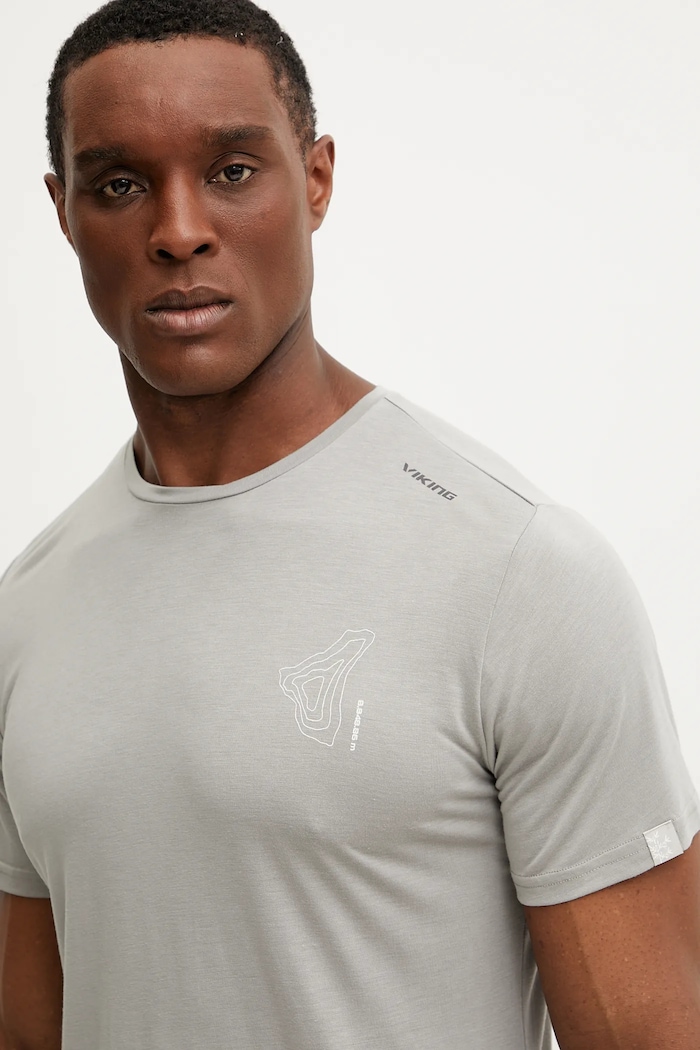 Viking t-shirt sportowy Rune szary 500.27.4928