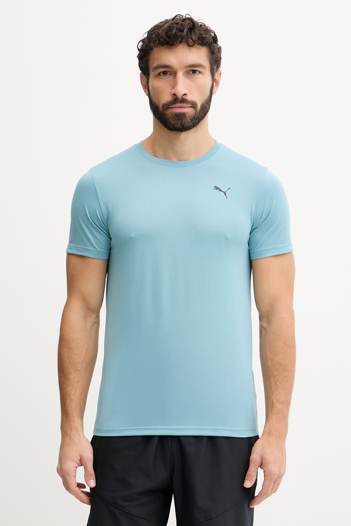 Tréningové tričko Puma Tad Essentials tyrkysová 525908