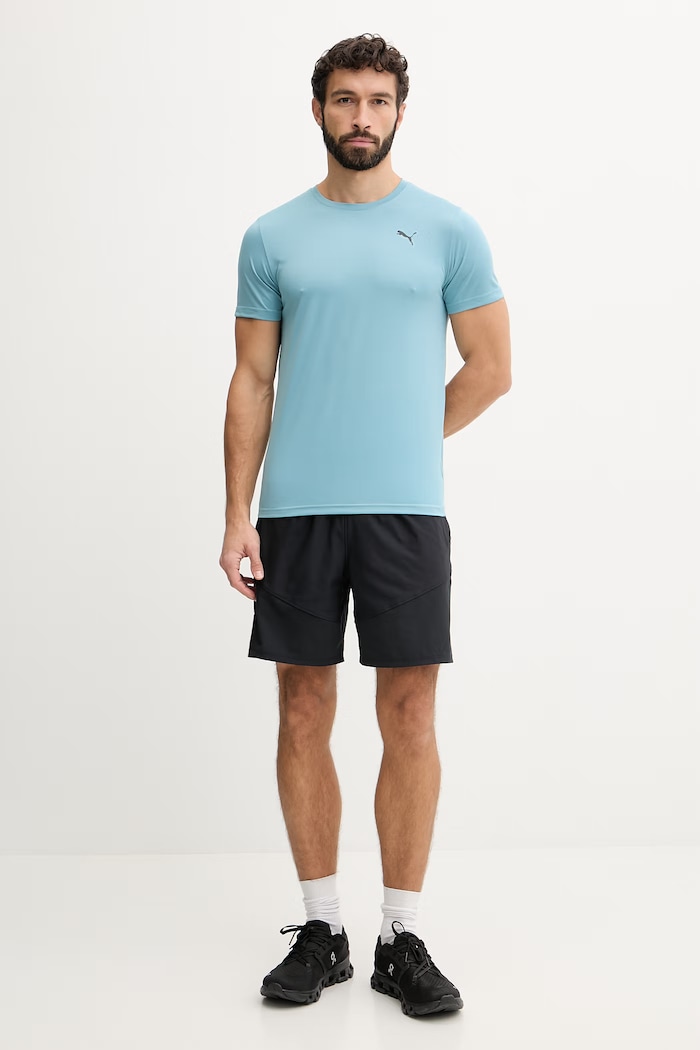 Tréningové tričko Puma Tad Essentials 525908 tyrkysová SS26