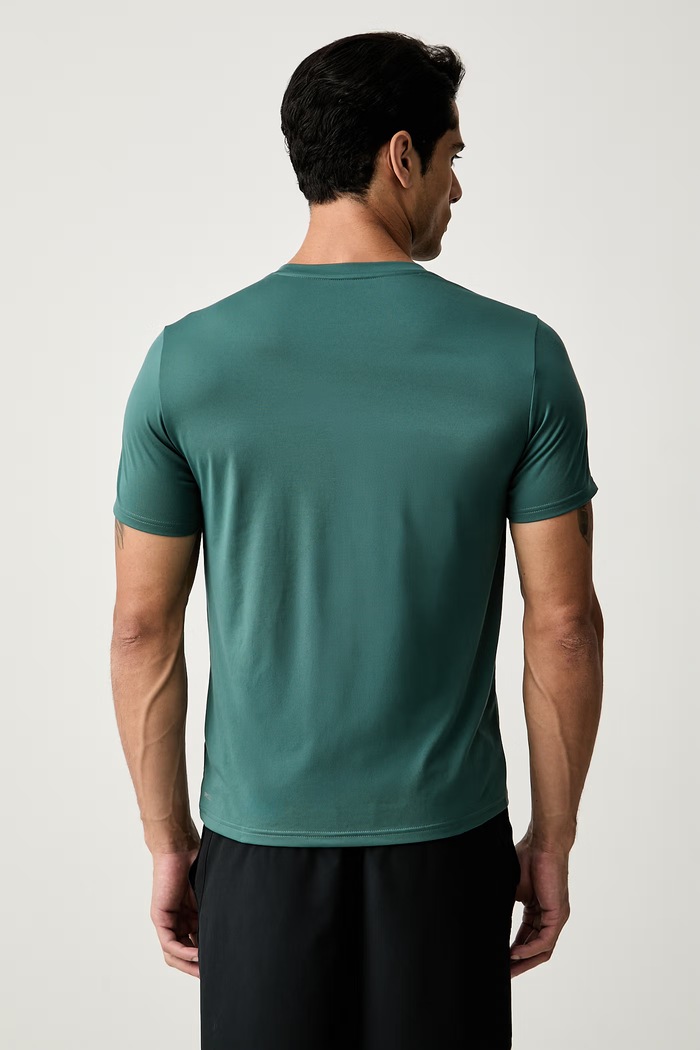 Îmbrăcăminte Puma tricou de antrenament pentru bărbați Essentials Solid cat Tee 525908 turcoaz