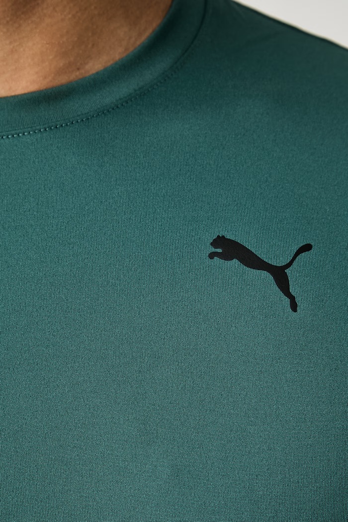 Puma tricou de antrenament pentru bărbați Essentials Solid cat Tee 525908 turcoaz