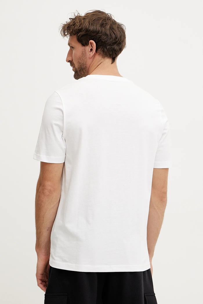 Oblečení Bavlněné tričko Puma Essential Logo 682534 bílá