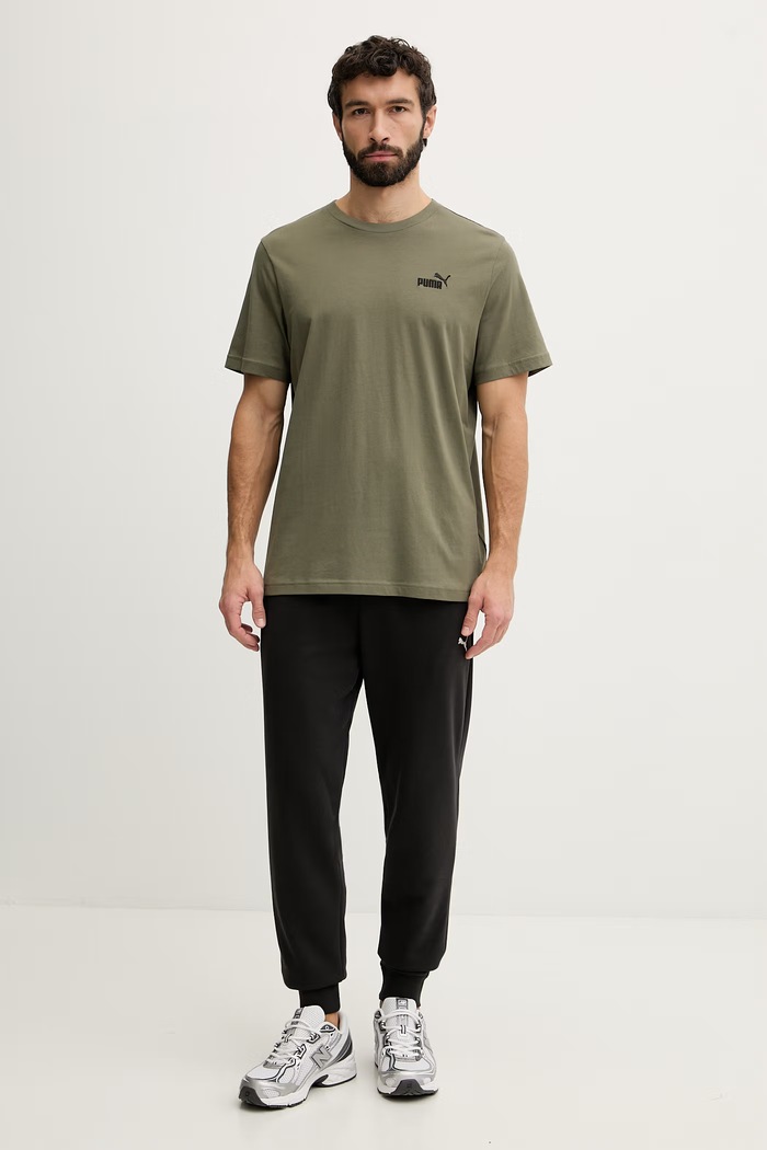Puma t-shirt ανδρικό βαμβακερό 682535 πράσινο SS26