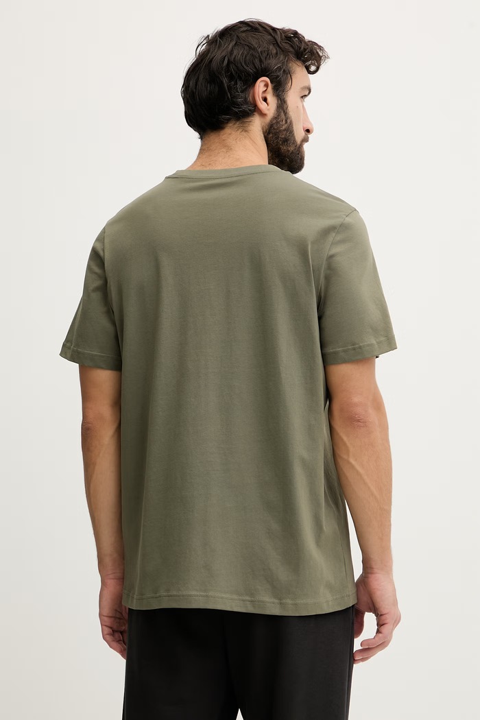 Ρούχα Puma t-shirt ανδρικό βαμβακερό 682535 πράσινο