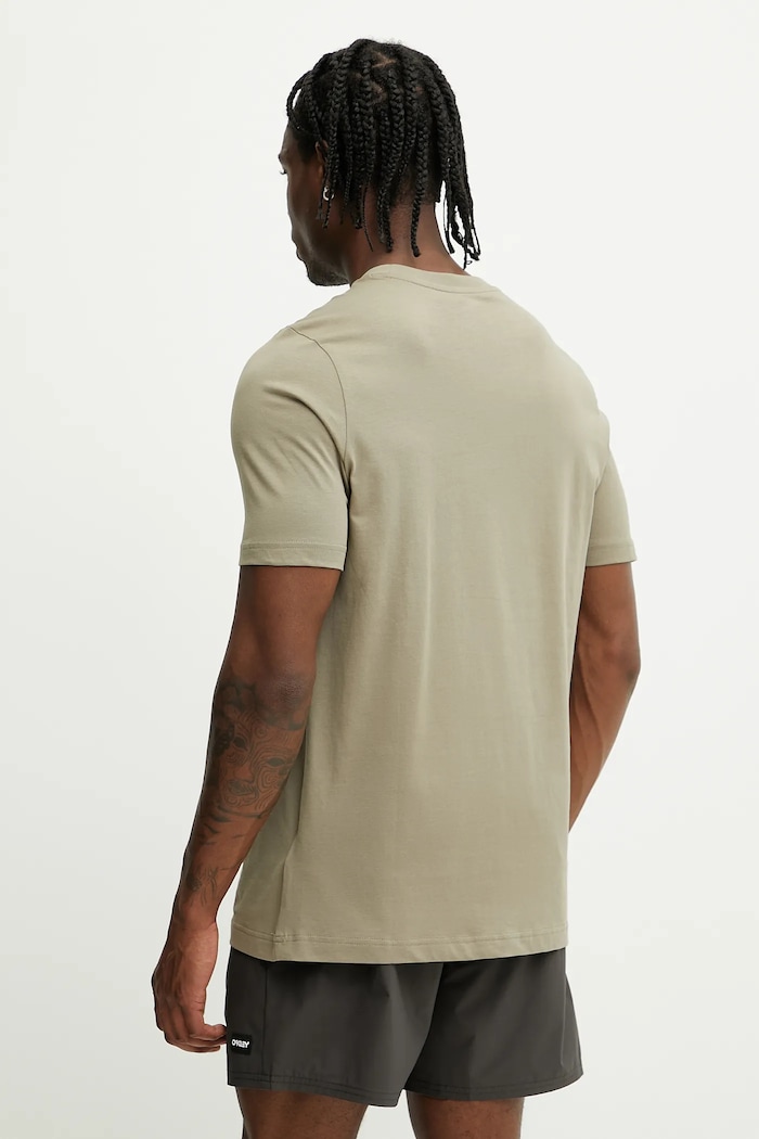 Ρούχα Puma t-shirt ανδρικό βαμβακερό 682535 πράσινο