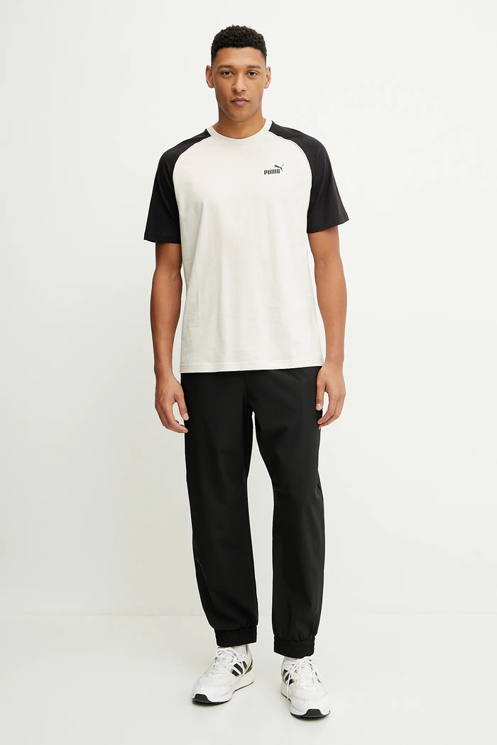 Bavlnené tričko Puma 684616 béžová SS25