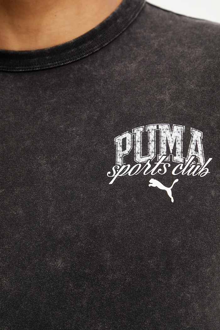Puma pamut póló 684640 fekete