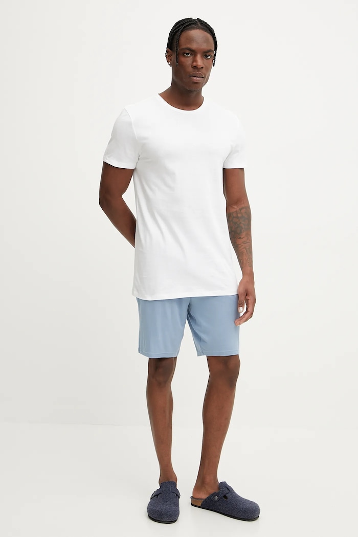 Bavlnené elegantné tričko Calvin Klein Underwear 3-pak LV00NB4051 biela AA00
