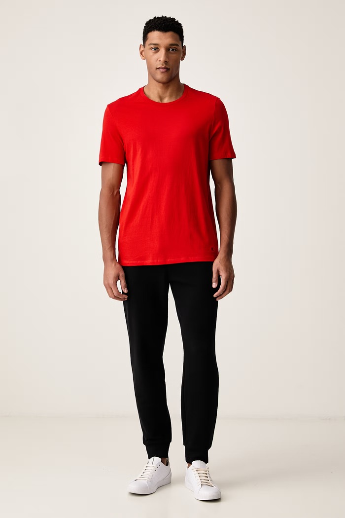 Calvin Klein Underwear T-shirt lounge męski bawełniany 3-pack LV00NB4051 niebieski AA00