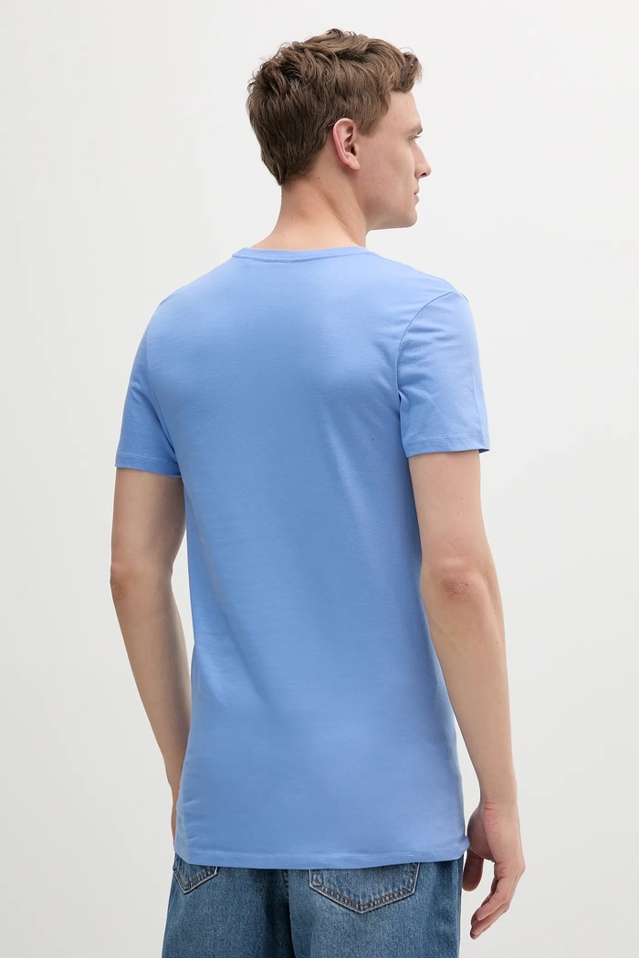 Calvin Klein Underwear T-shirt lounge męski bawełniany 3-pack fioletowy LV00NB4051