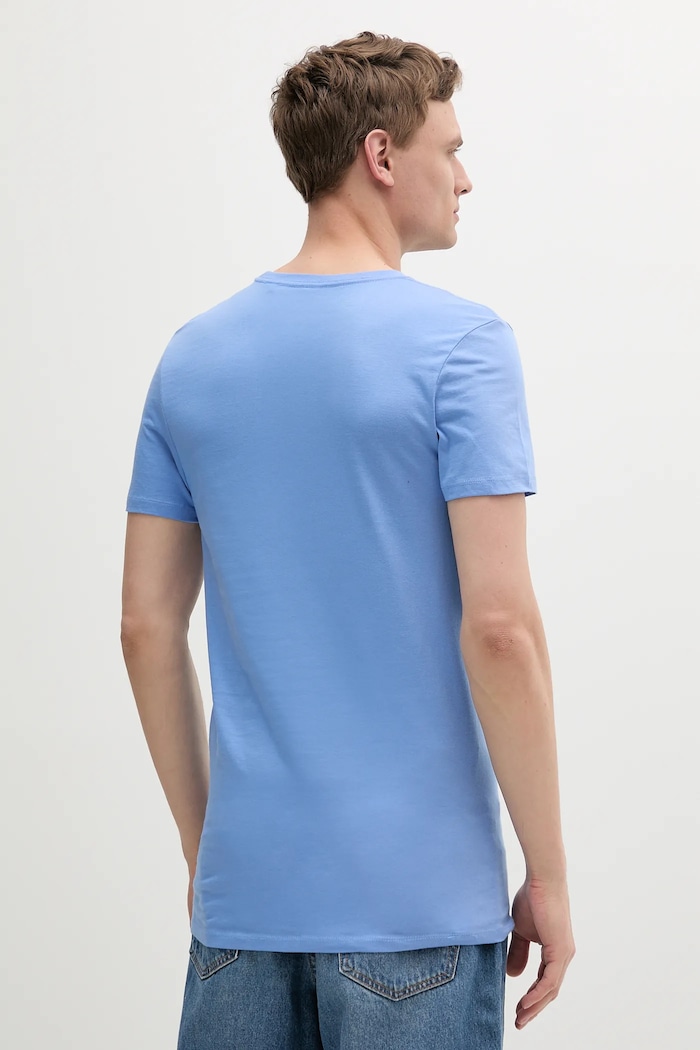 Calvin Klein Underwear T-shirt lounge męski bawełniany 3-pack fioletowy LV00NB4051