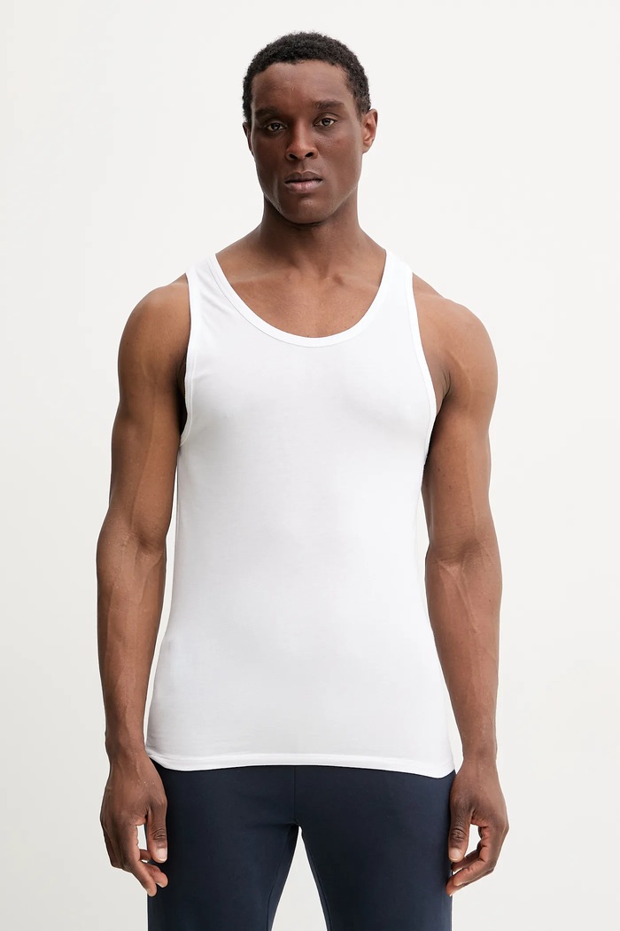 Tričko Calvin Klein Underwear 3-pak slim biela LV00NB4184