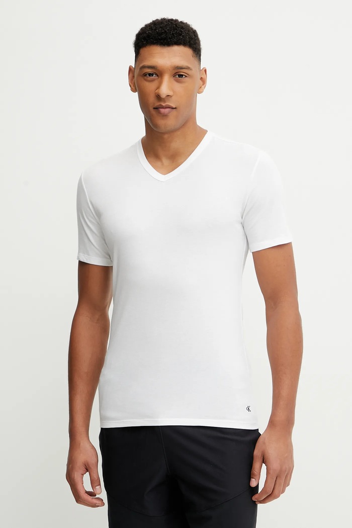 Tričko Calvin Klein Underwear 3-pak slim čierna LV00NB4186