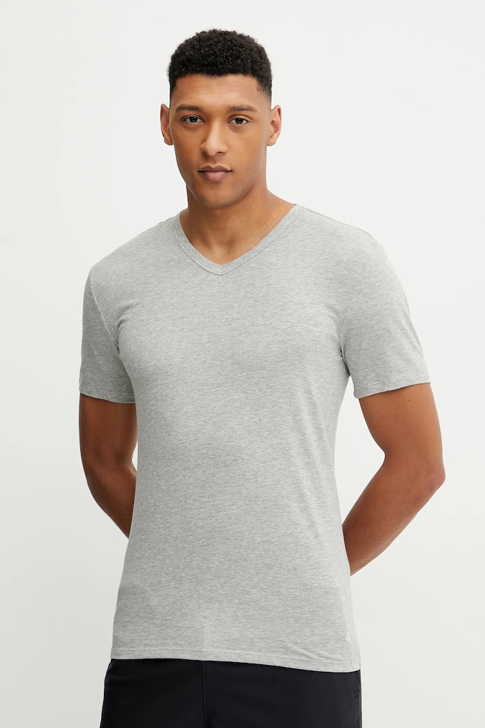 Oblečenie Tričko Calvin Klein Underwear 3-pak LV00NB4186 čierna