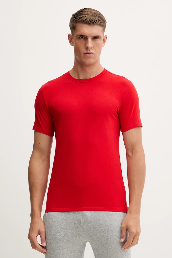 Tričko Calvin Klein Underwear 3-pak LV00NB4185 červená AA00