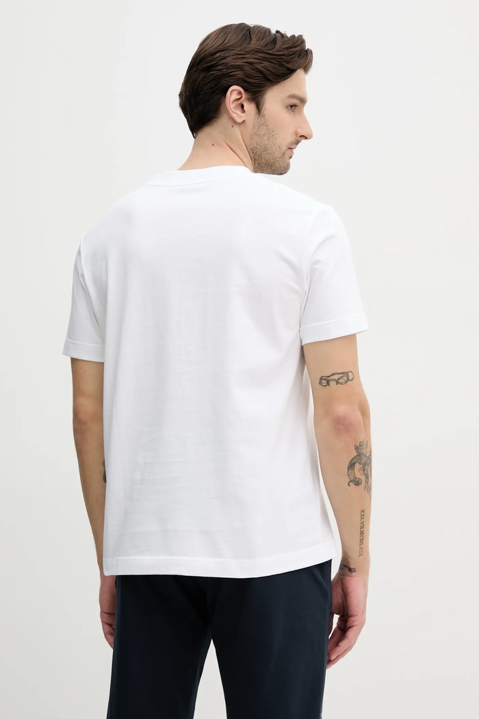 Oblečení Bavlněné tričko Calvin Klein Jeans J30J327483 bílá