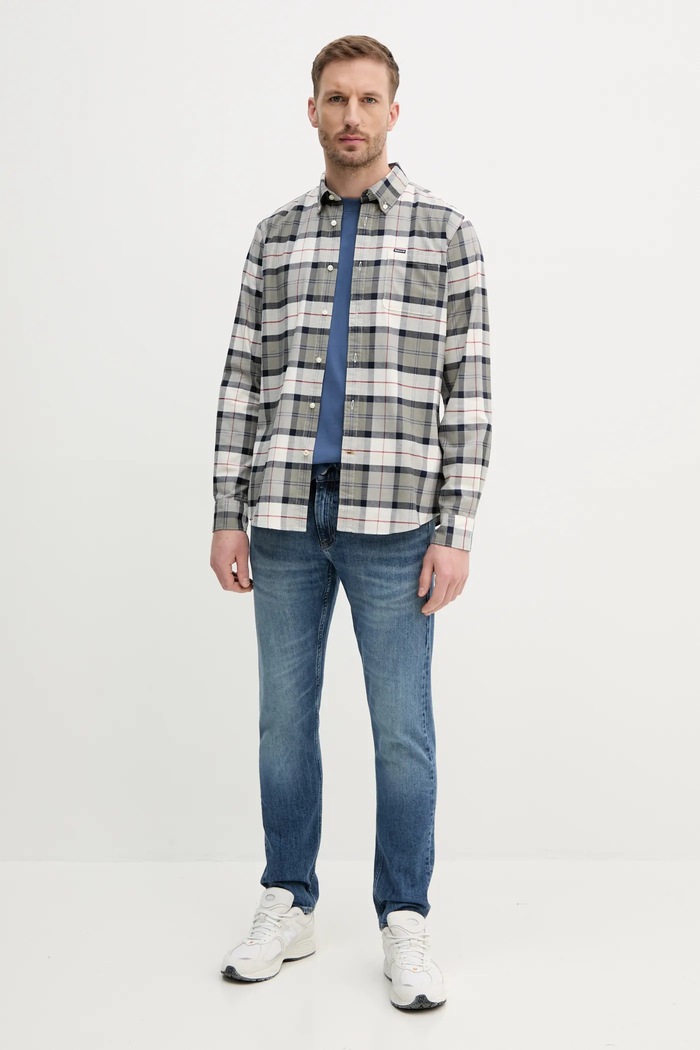 Pamučna majica Calvin Klein Jeans J30J327494 plava SS25