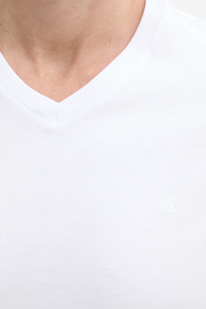 Bavlnené tričko Calvin Klein Jeans LV040HM298 biela