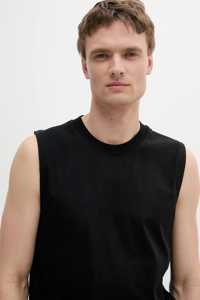 Bavlnené tričko Calvin Klein Jeans čierna J30J327283
