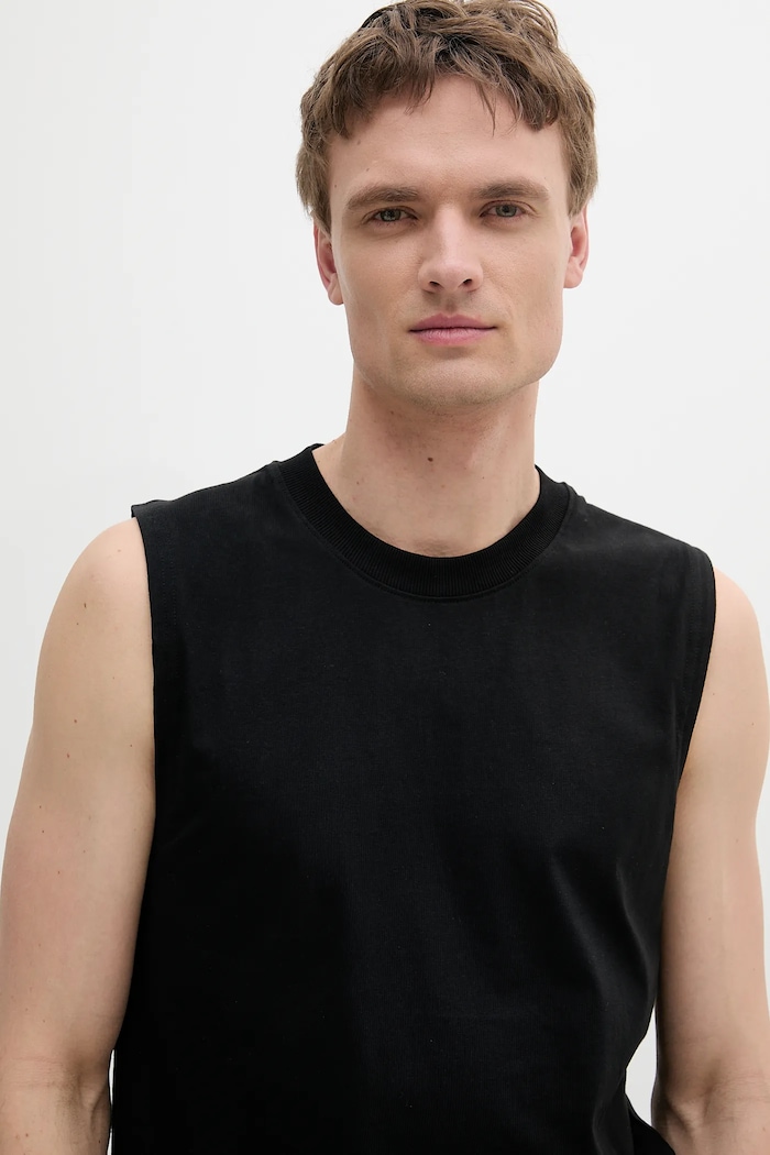 Bavlnené tričko Calvin Klein Jeans čierna J30J327283