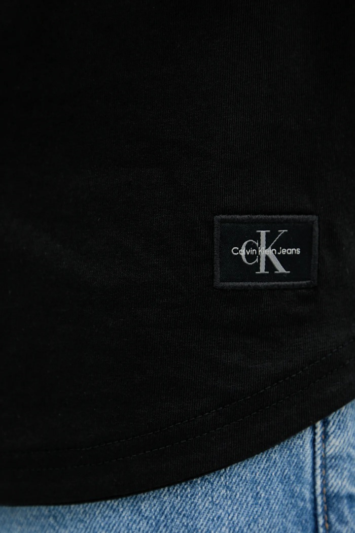 Bavlnené tričko Calvin Klein Jeans J30J327283 čierna