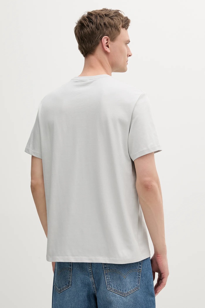 Calvin Klein Jeans tricou din bumbac LV04RB849G gri SS25