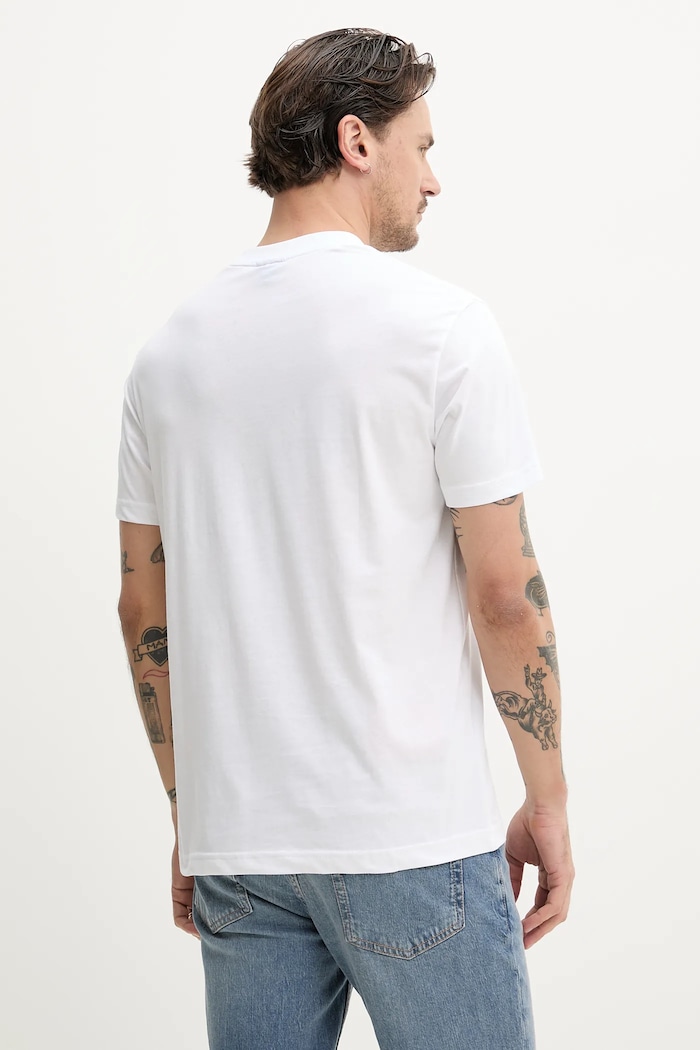 Oblečenie Karl Lagerfeld Jeans tričko pánske s bavlnou A2M17072 biela