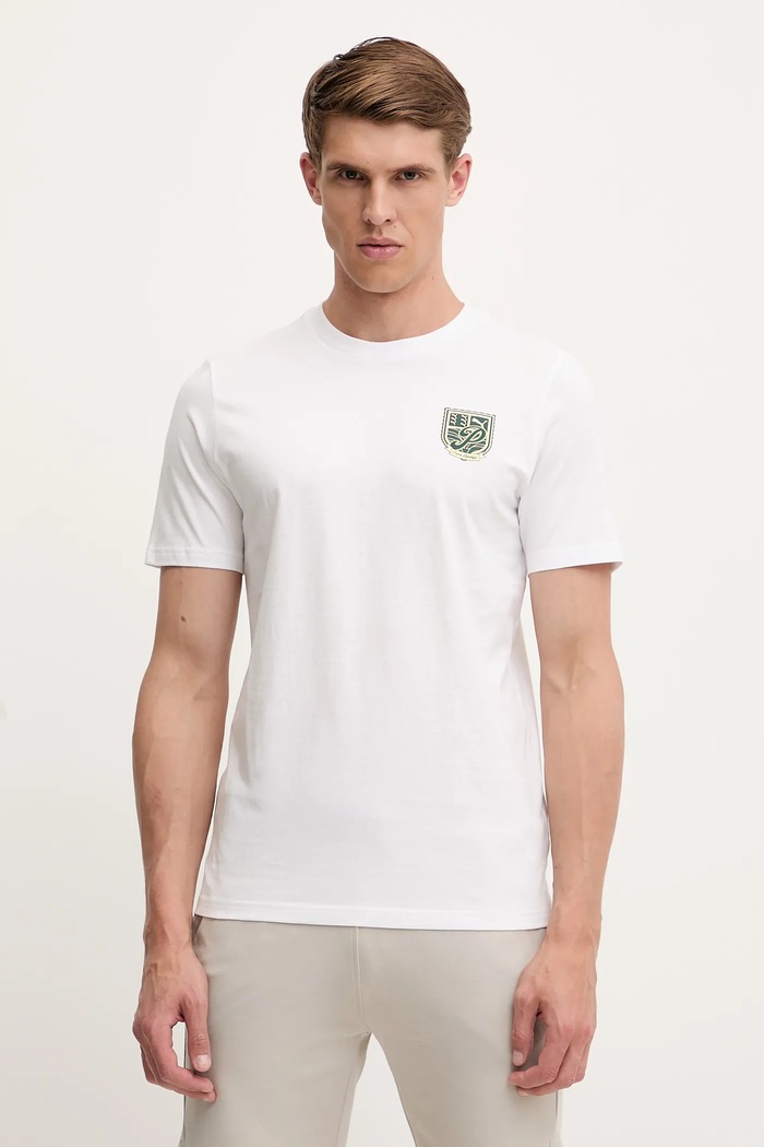 Îmbrăcăminte Puma tricou din bumbac 629628 alb