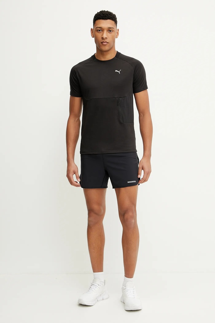 Puma edzős póló 629673 fekete AW25