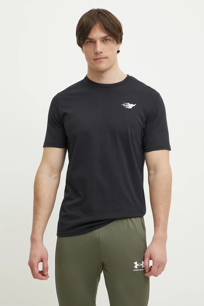 Tréningové tričko Under Armour Project Rock 1389944 čierna SS25