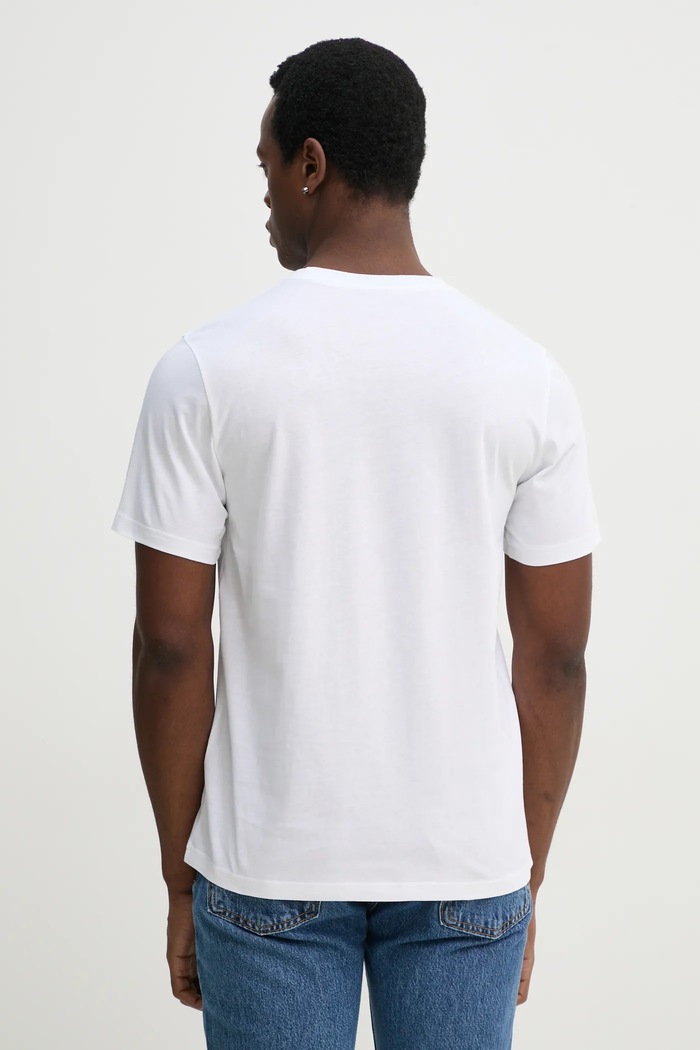 Ρούχα Βαμβακερό μπλουζάκι PS Paul Smith M2R.011R.PP5128 λευκό