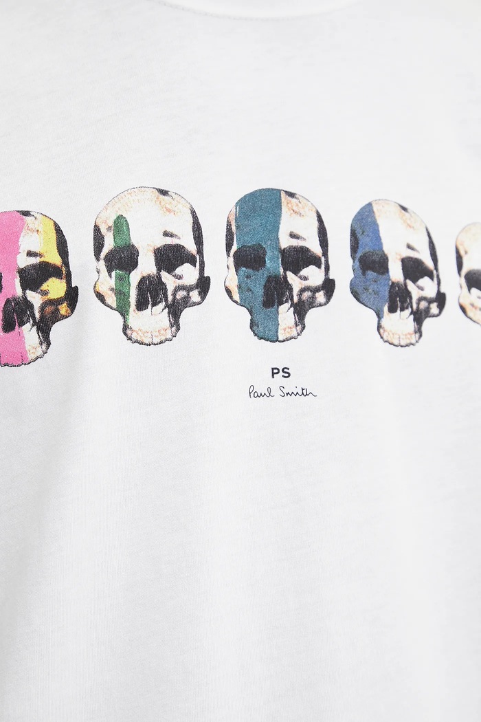 PS Paul Smith t-shirt bawełniany M2R.011R.PP5129 biały