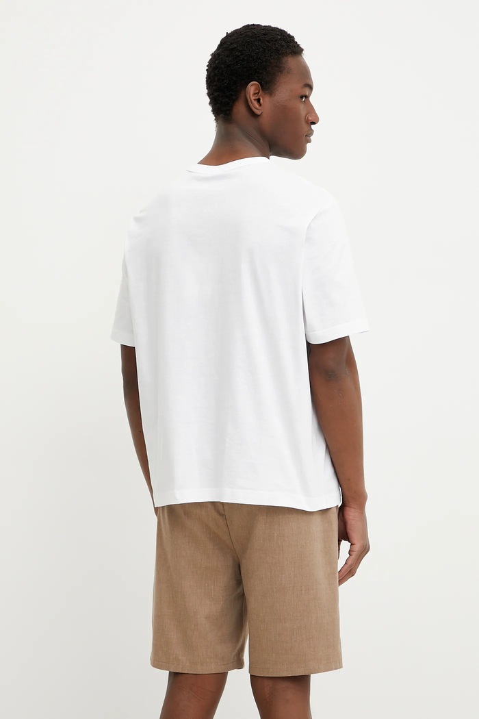 Ρούχα Βαμβακερό μπλουζάκι PS Paul Smith M2R.220X.PP5122 λευκό