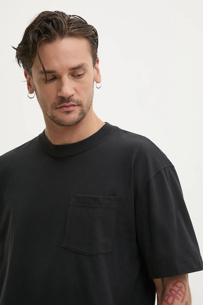 Bavlnené tričko Hollister Co. čierna KI324.5062.900