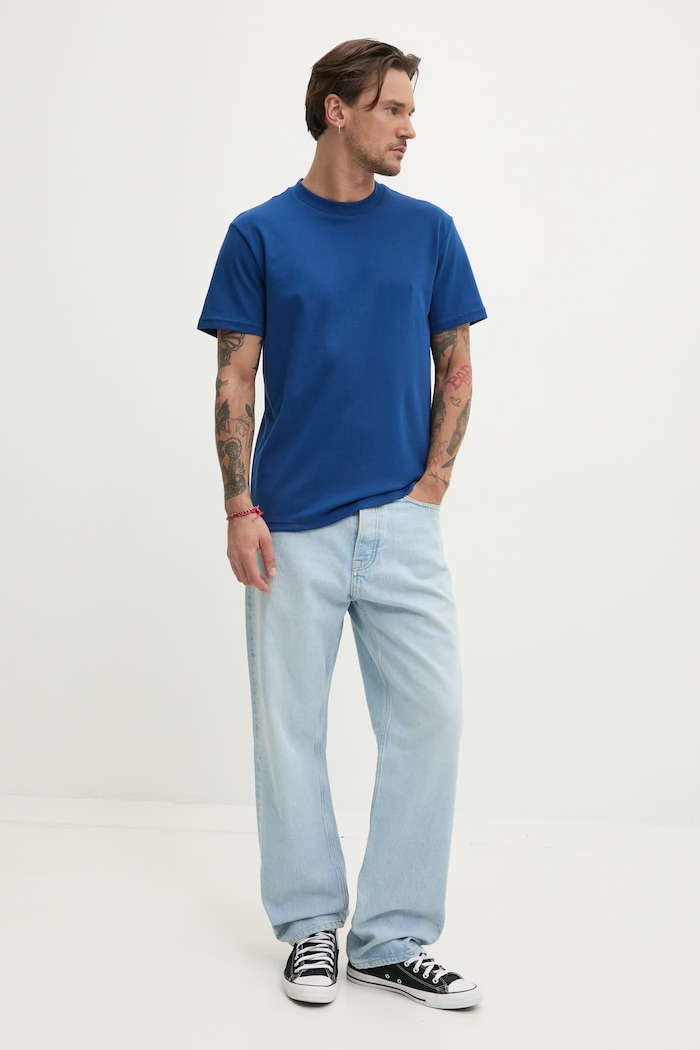 Тениска Hollister Co. KI324.5136.200 тъмносин SS25